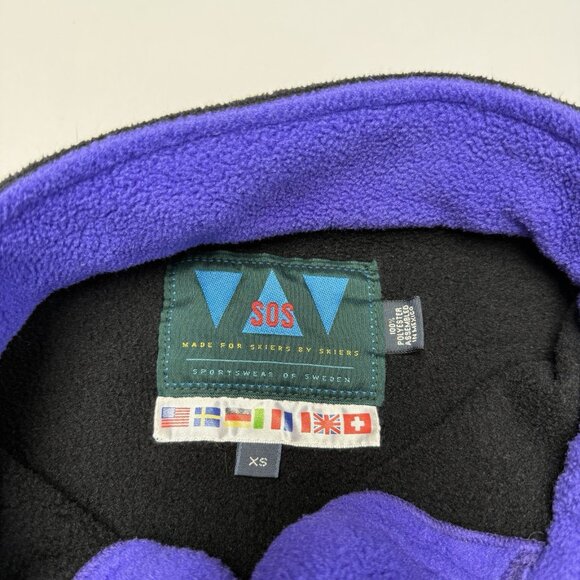 Vtg 90s SOS Sportswear Of Sweden Jacket Mens XS Red Ski Snowboard Gorpcore - Picture 8 of 10